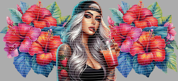 16oz Sunflower Girl-SU-588